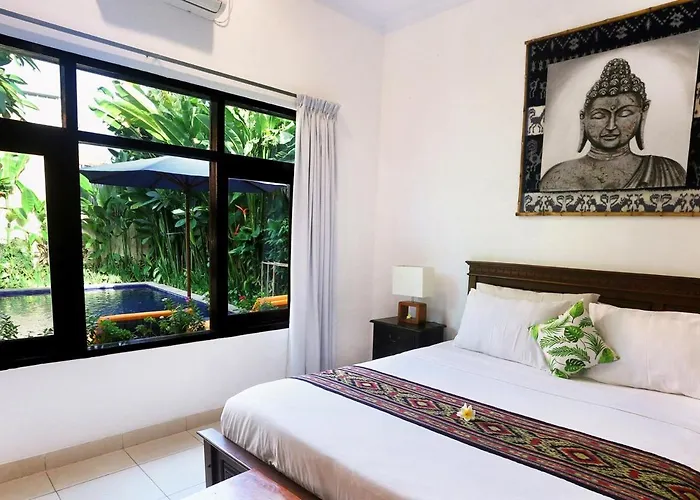 Bali 4 Bedroom 5 Ac Tropical Garden Pool With Closeable Lounge - Short Walk To The *